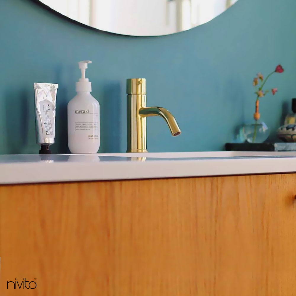 Brass/Gold Bathroom Tap - Nivito RH-66