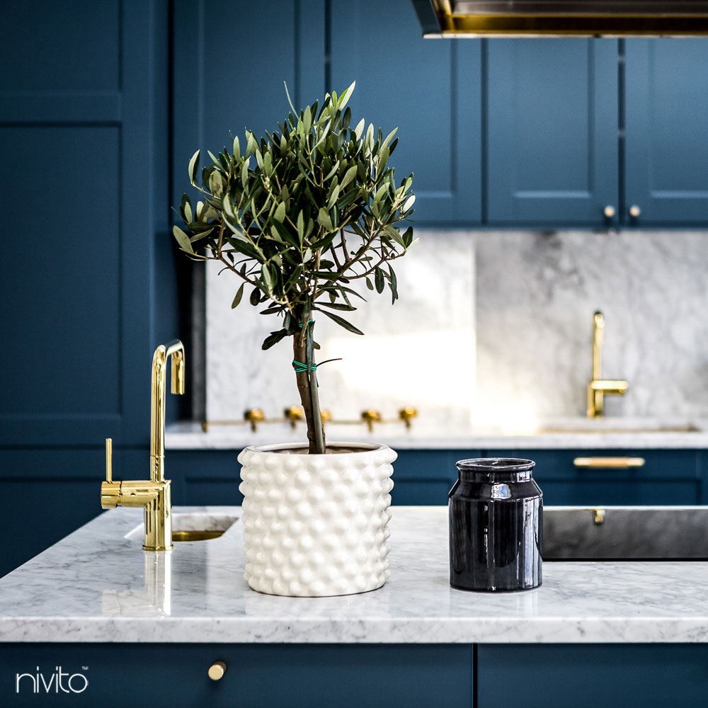 Brass/Gold Kitchen Mixer Tap - Nivito RH-360