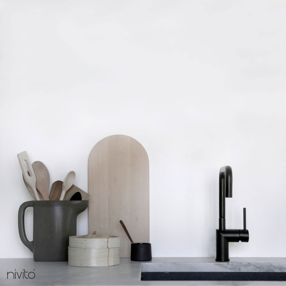 Black Kitchen Tap - Nivito RH-320