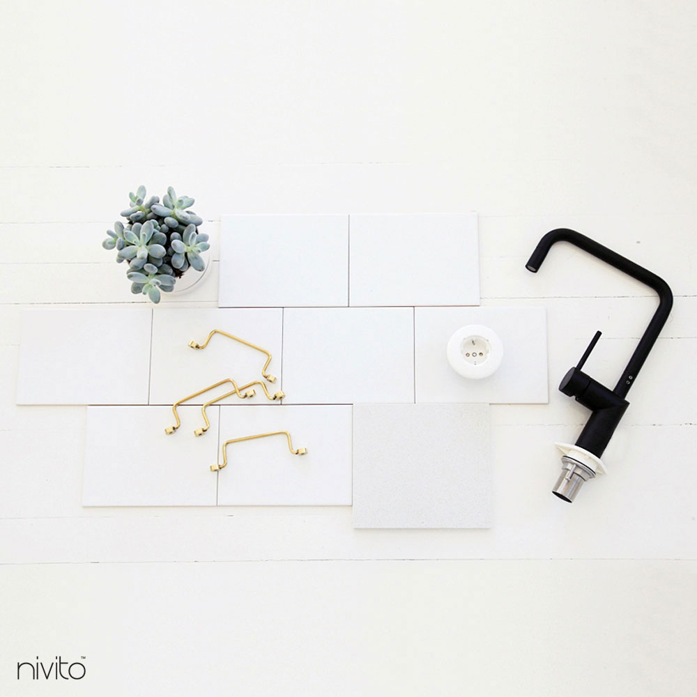 Black Kitchen Tap - Nivito RH-320