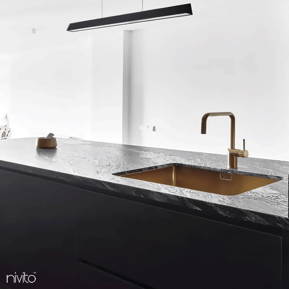 Brass/Gold Sink - Nivito CU-700-BB