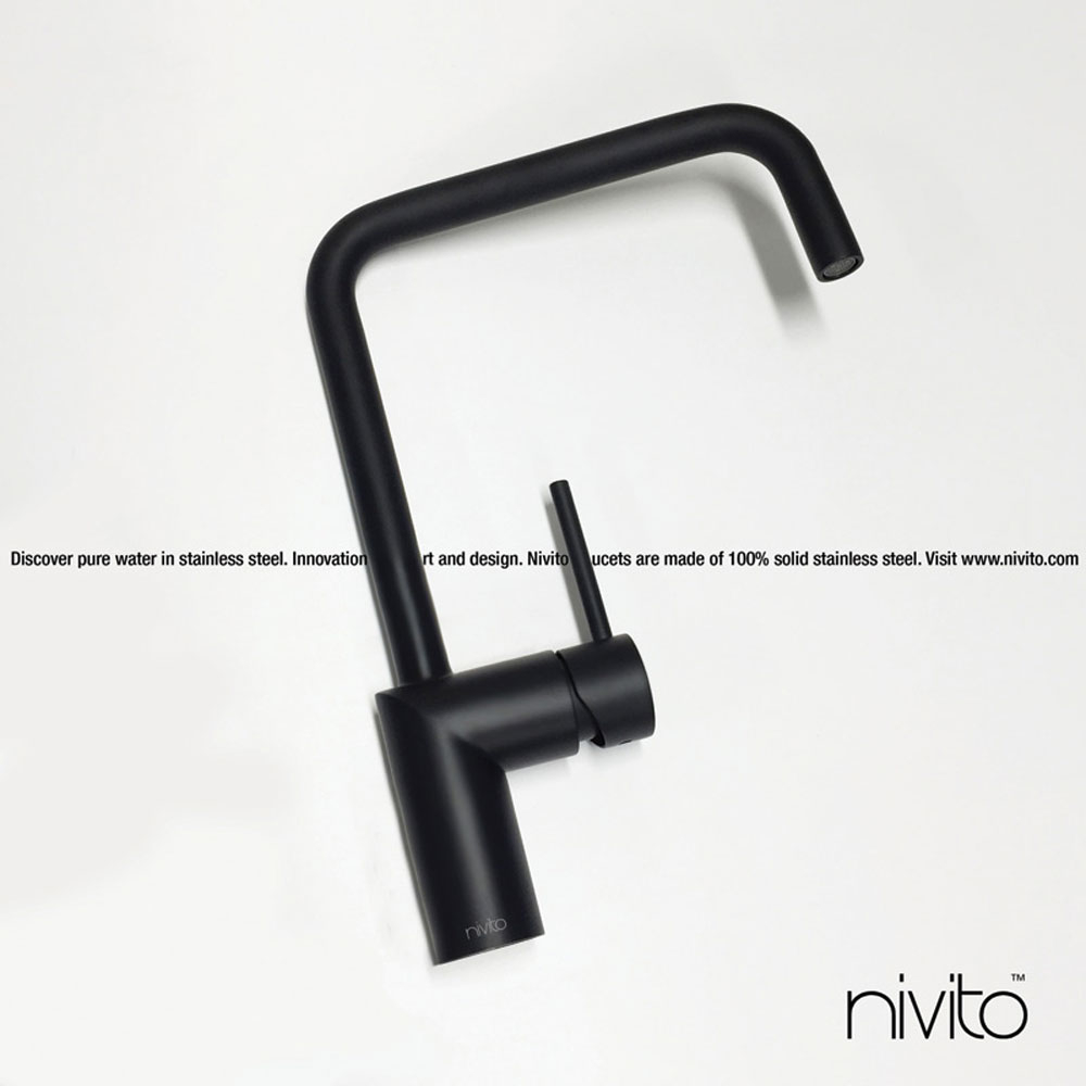 Black Mixer Tap - Nivito RH-320