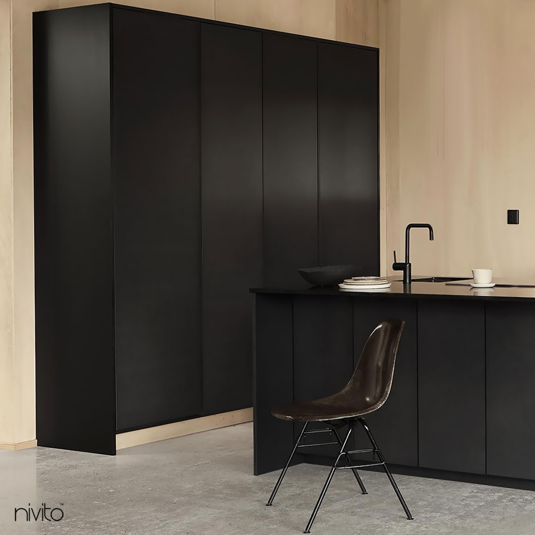 Black Kitchen Tap - Nivito RH-320