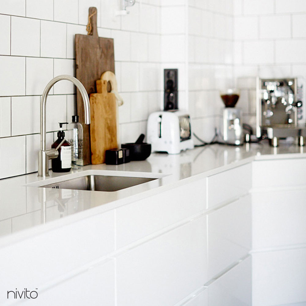 Stainless Steel Kitchen Sink Mixer Tap - Nivito RH-100