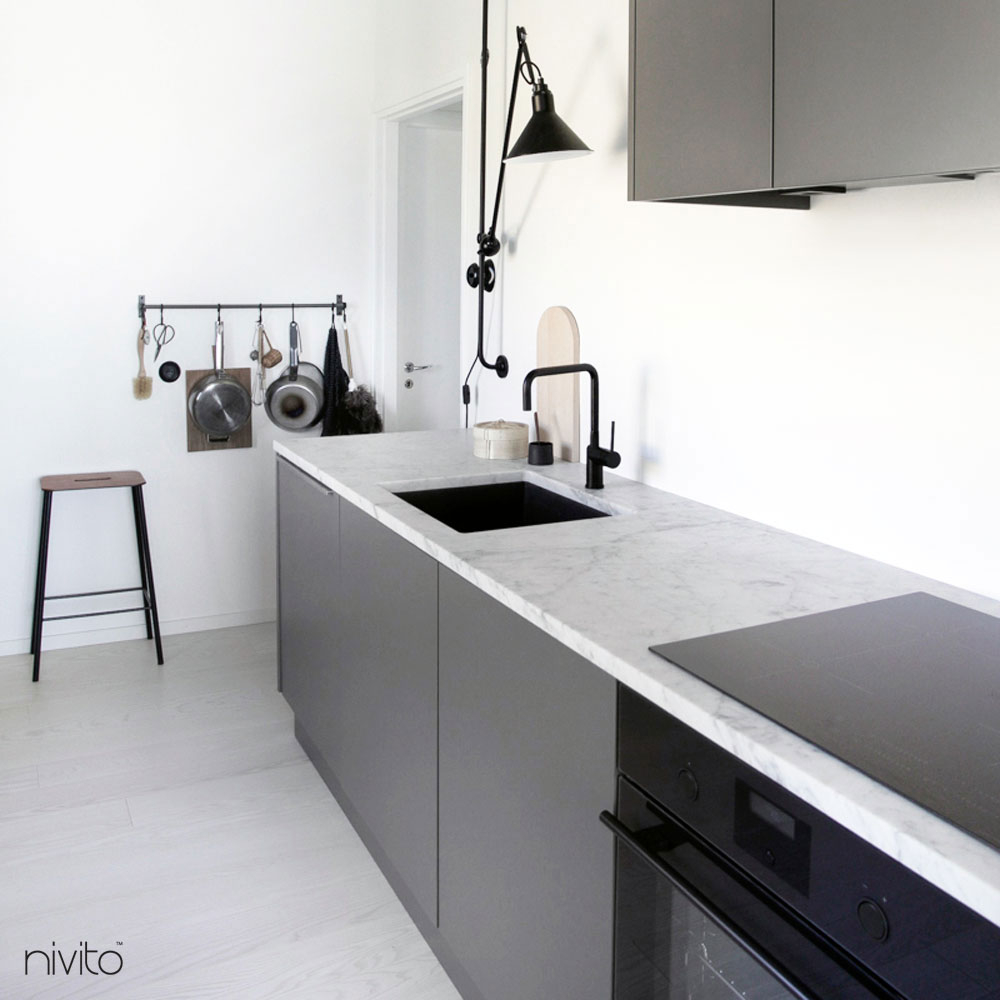 Black Mixer Tap - Nivito RH-320