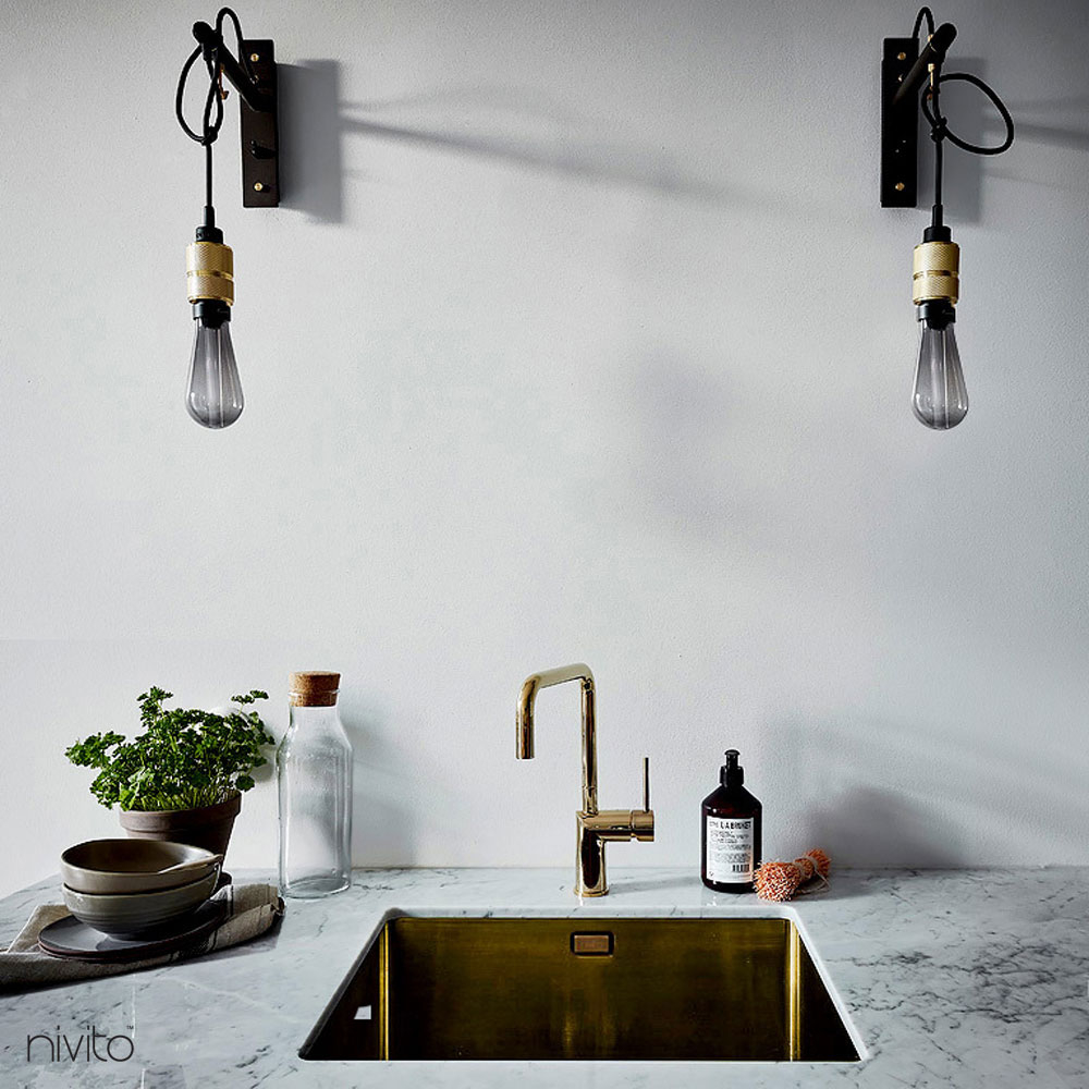 Brass/Gold Kitchen Tap - Nivito RH-360