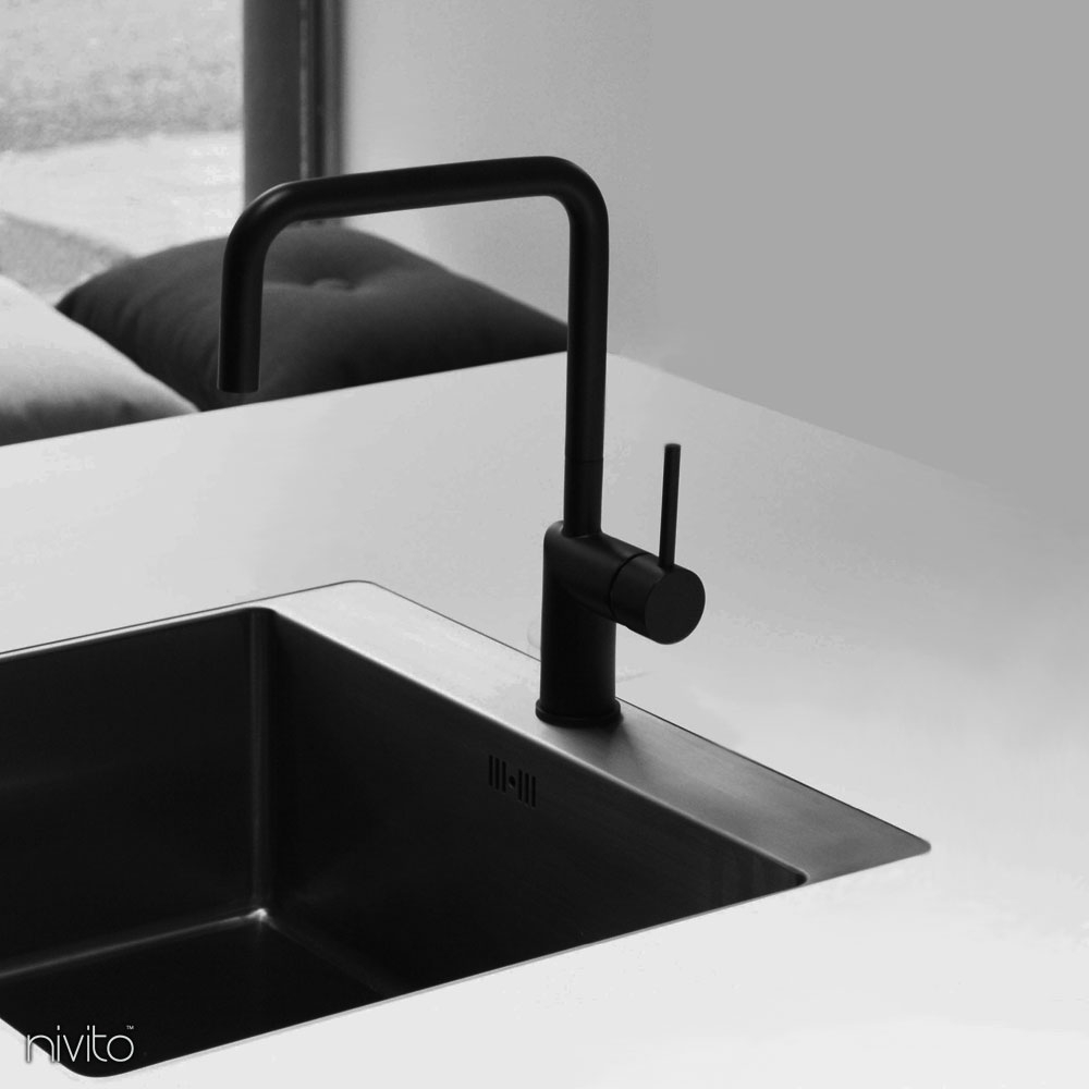 Black Mixer Tap - Nivito RH-320