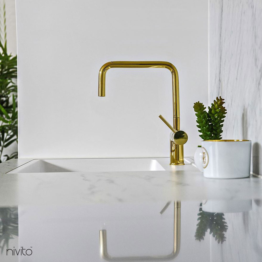 Brass/Gold Tap - Nivito RH-360