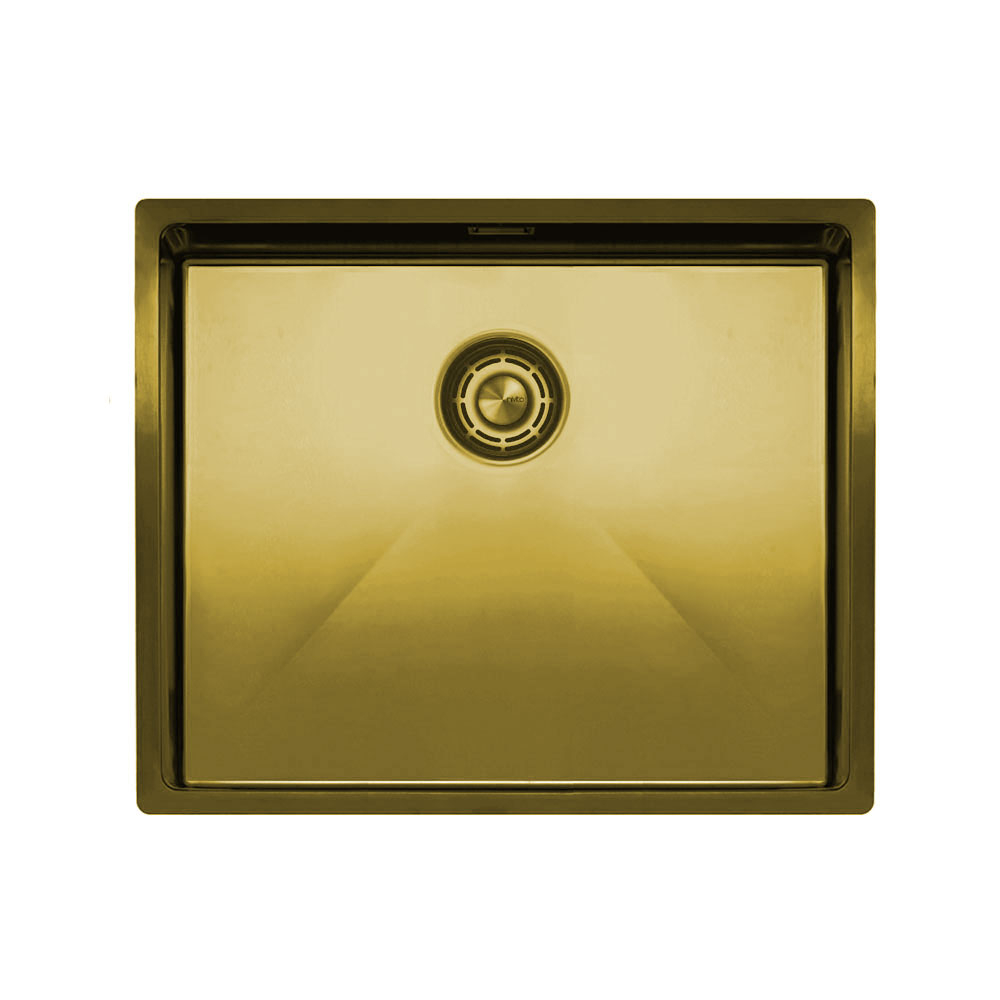 Brass/Gold Kitchen Sink - Nivito CU-500-BB