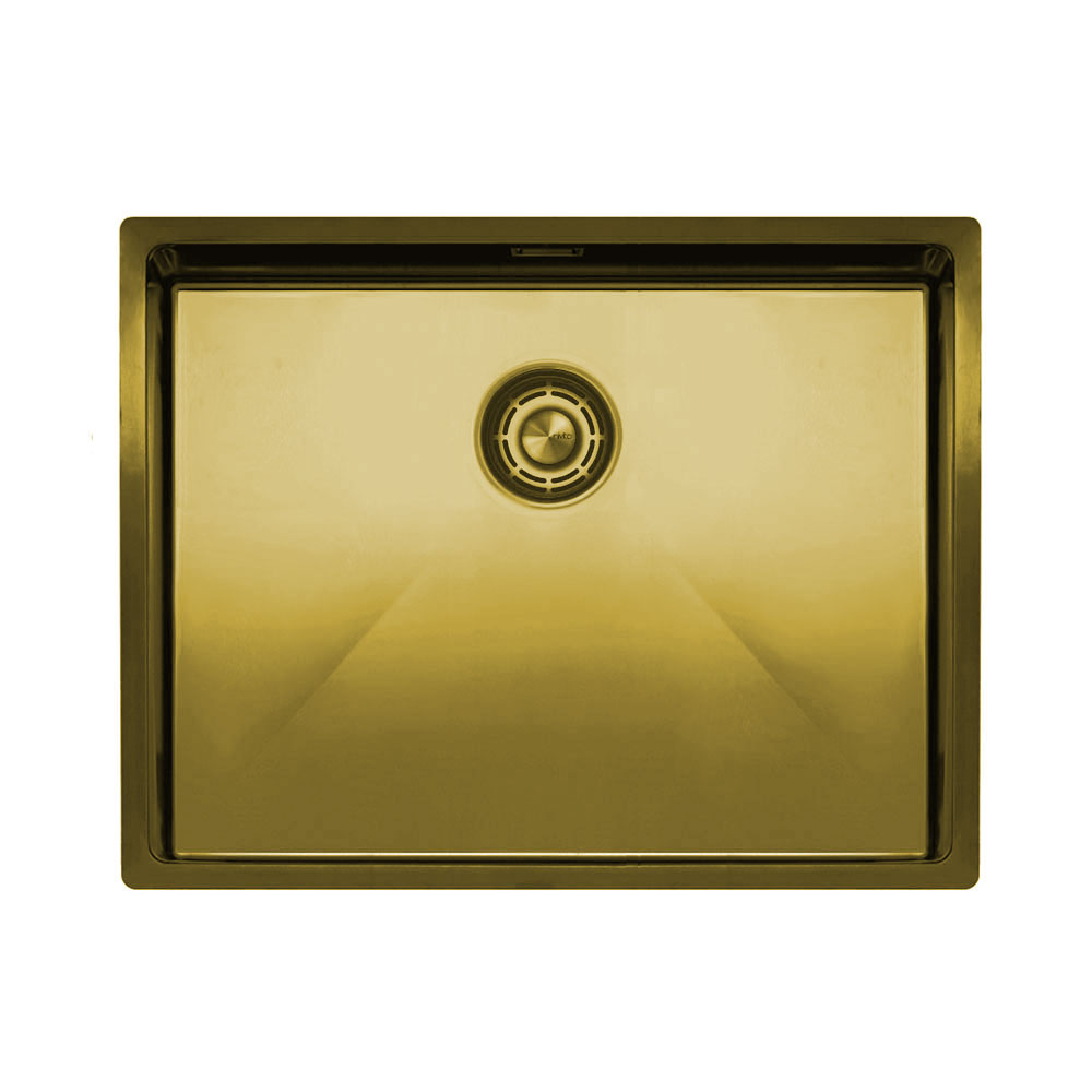 Brass/Gold Kitchen Basin - Nivito CU-550-BB