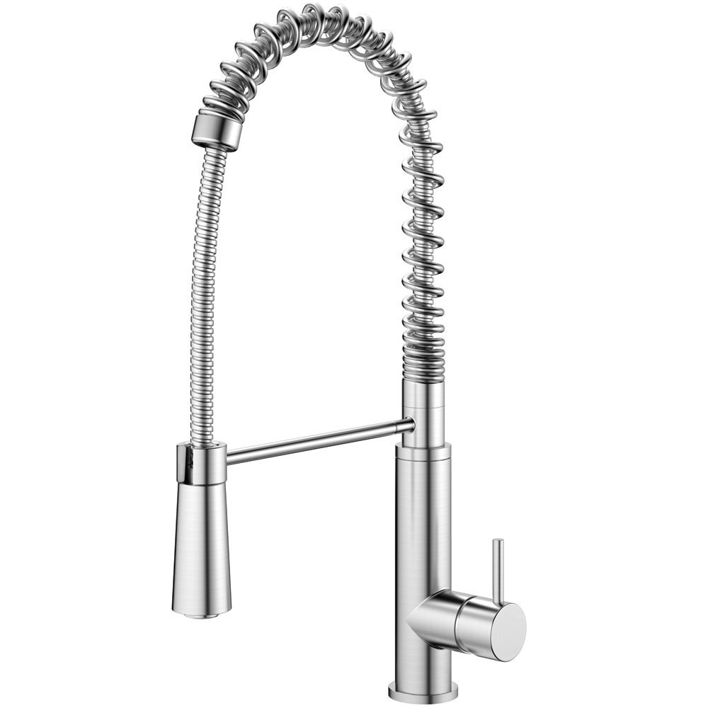 Stainless Steel Kitchen Sink Mixer Tap Pullout hose - Nivito EX-200