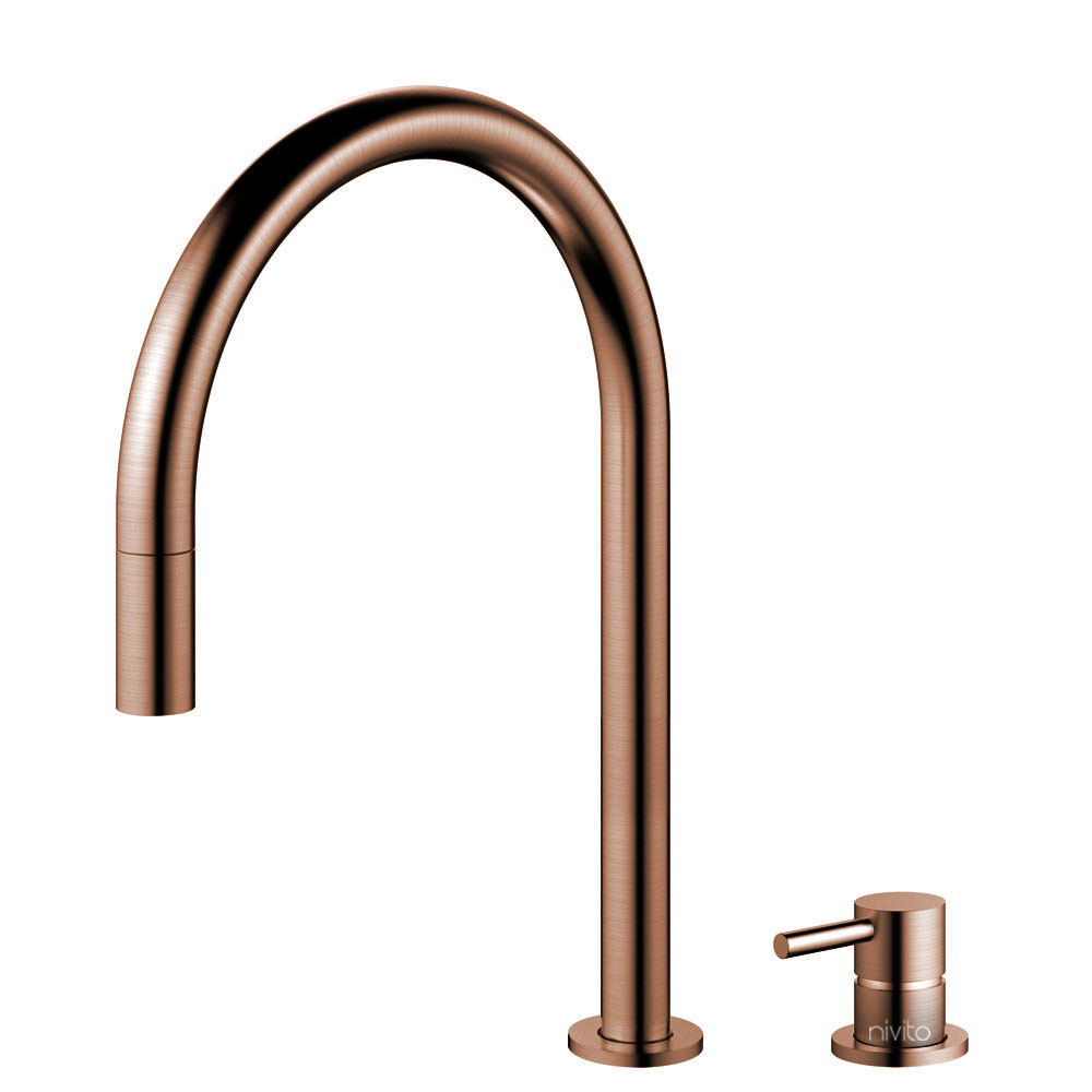 Copper Tap Pullout hose / Seperated Body/Pipe - Nivito RH-150-VI