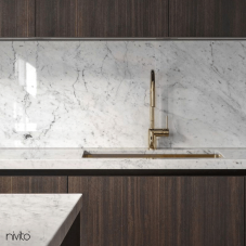 Brass/Gold Kitchen Sink - Nivito CU-700-BB