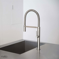 Stainless Steel Kitchen Mixer Tap Pullout hose - Nivito SH-100