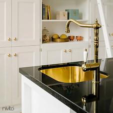 Gold brass tapware tap