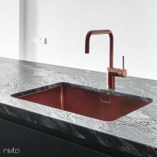 Copper Kitchen Sink - Nivito CU-500-BC