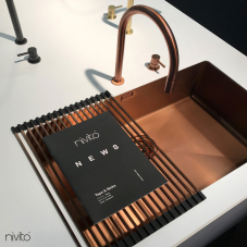 Copper Kitchen Sink - Nivito CU-700-BC