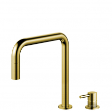 Brass/Gold Kitchen Mixer Tap Pullout hose / Seperated Body/Pipe - Nivito RH-340-VI