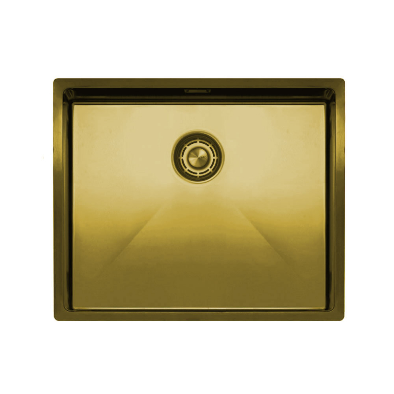 Brass/Gold Kitchen Sink - Nivito CU-500-BB