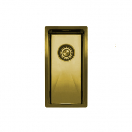 Brass/Gold Kitchen Basin - Nivito CU-180-BB