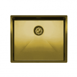 Brass/Gold Kitchen Basin - Nivito CU-500-BB