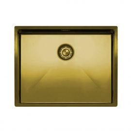 Brass/Gold Kitchen Basin - Nivito CU-550-BB