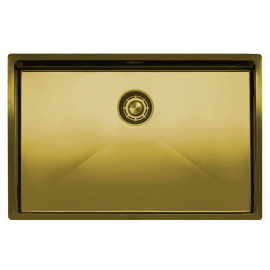 Brass/Gold Kitchen Sink - Nivito CU-700-BB
