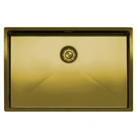 Brass/gold Kitchen Sink - Nivito CU-700-BB