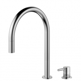 Stainless Steel Kitchen Mixer Tap Pullout hose / Seperated Body/Pipe - Nivito RH-100-VI