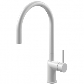 White Kitchen Tap Pullout hose - Nivito RH-130-EX