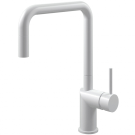 White Kitchen Tap Pullout hose - Nivito RH-330-EX