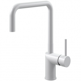 White Kitchen Mixer Tap - Nivito RH-330